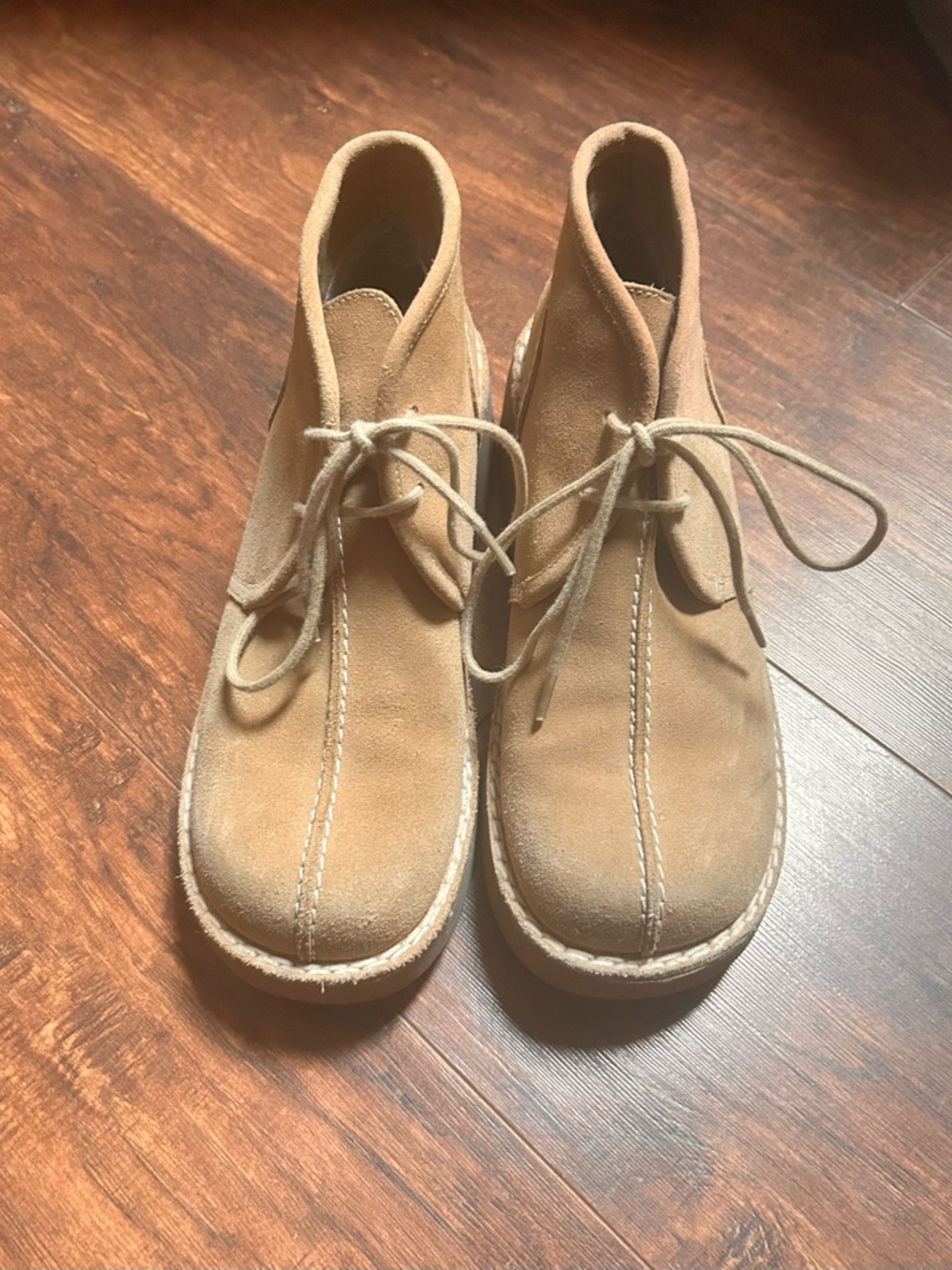 Y2K wedge bootie Elemeno Wanderer in Camel size 8 EUC